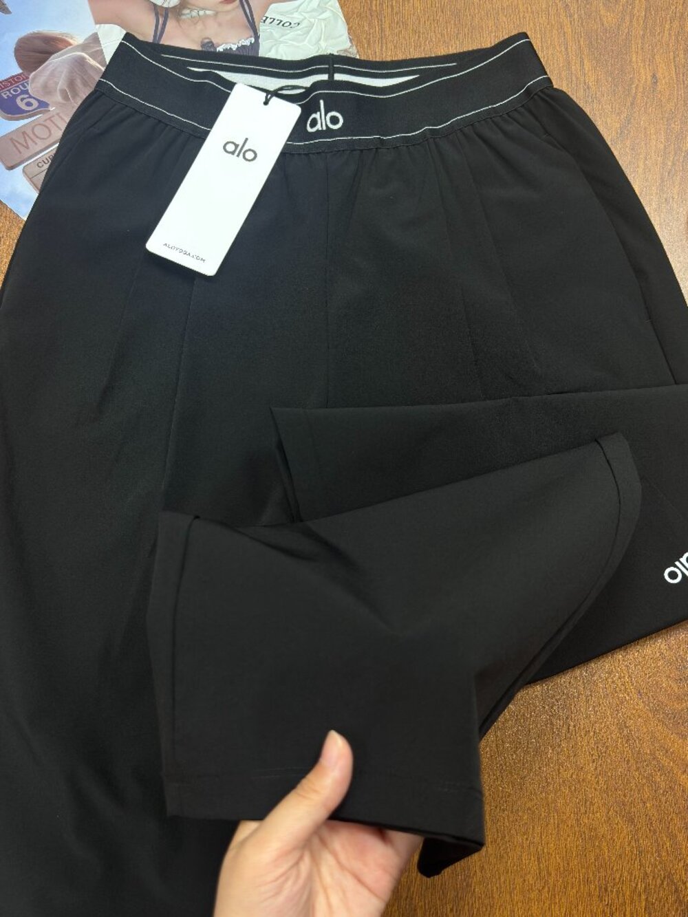 πNWT ALO Yoga Suit Up Trouser BlackπΌ(Regular30 inches) - Picture 4 of 9